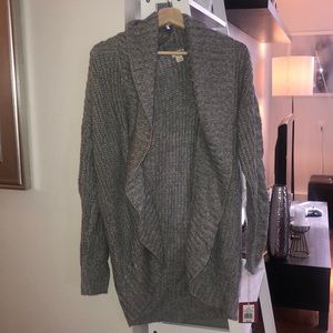 Cozy grey oversized sweater